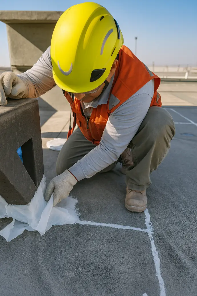 Impermeabilización de techo Coca-Cola